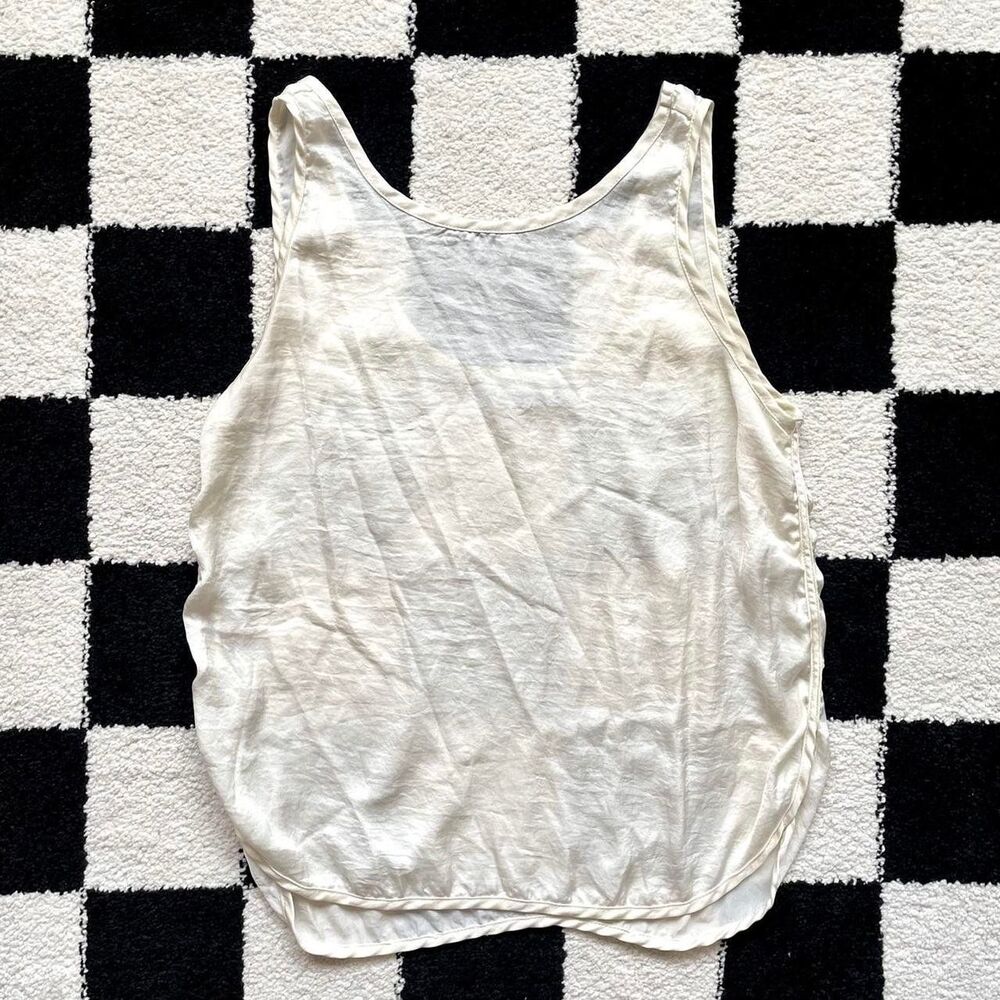Pull & Bear Cream Slip Tank M